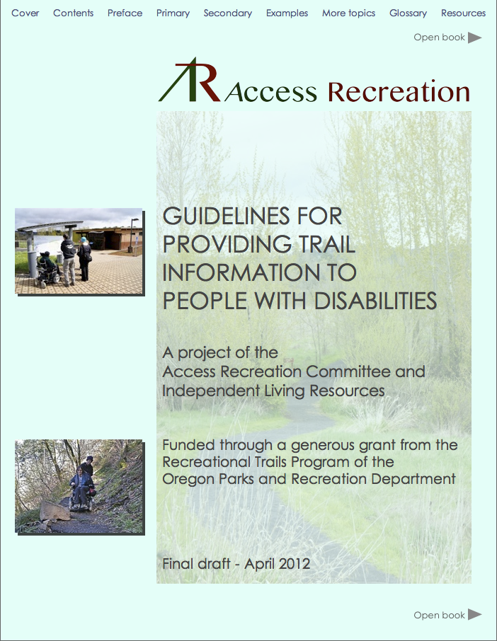 Improve Recreational Facility Accessibility Information