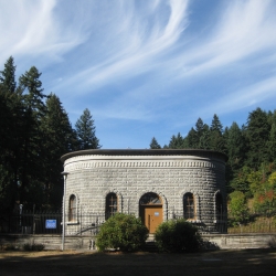The gatehouse at reservoir #1.