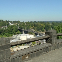 The view from the promenade